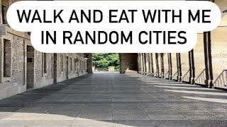 #1 WALK AND EAT WITH ME IN RANDOM CITIES - EPISODE 1 #travel #food