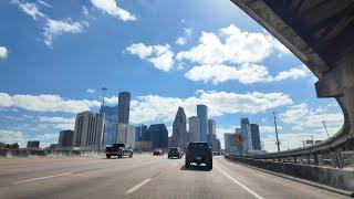 DRIVING THROUGH HOUSTON I-45 SOUTH