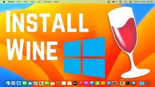 How to Install and Use Wine on MacOS | Run Windows Applications on Mac (2024)