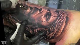 COVER UP JESUS REALISTA - TATUANDO EM TEMPO REAL - LOCKINK