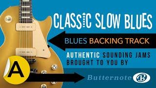 Slow blues backing track in A | Classic slow and sleazy!