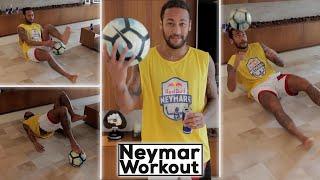 Neymar Jr Shows his Abs Home Workout! (Football Edition)