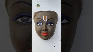 krishna statue making at homeshri krishna murti makinghu ru ru ru rajasthani song#shorts#krishna