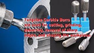 What are tungsten carbide burs used for?