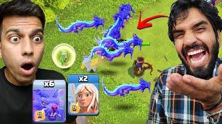 Electro Dragon GOD Surprised me with Azure Dragons (Clash of Clans)