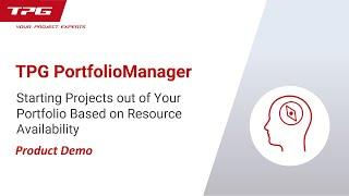 Ad-hoc Optimization of Resource Utilization in a Microsoft Project Portfolio (TPG PortfolioManager)