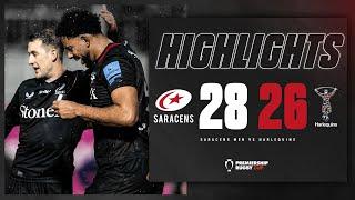 THRILLING COMEBACK AT HOME | Saracens vs Harlequins | Premiership Rugby Cup Highlights