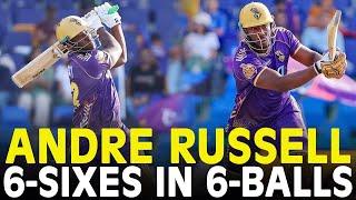 Andre Russell is on Beast Mode | Abu Dhabi Knight Riders vs MI Emirates | Match 12 | DP World ILT20