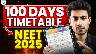 Last 100 Days Time-table for NEET 2025