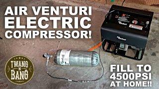 Air Venturi Electric Compressor! 4500psi Fills at Home