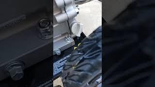 Black Max gas pressure washer set up