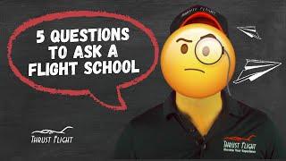 5 Questions to Ask a Flight School