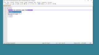 Site Web 1 - HTML - Première page - avec Notepad++