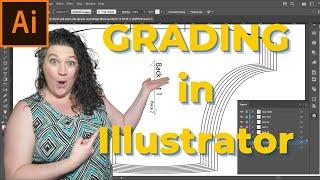 How I grade my Apparel Patterns in Adobe Illustrator