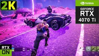 Fortnite RELOAD : RTX 4070 Ti + i7 14700k ( 2K EPIC Settings RTX ON )