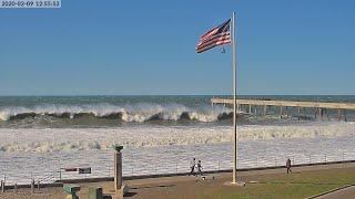 Pacifica Pier and Beach, Pacifica CA 4k Live