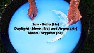 Sun from Helio / Daylight from Neon and Argon / Moon from Krypto