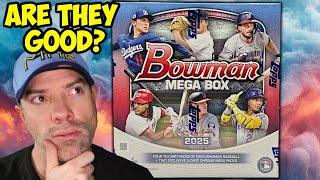 What’s Inside a 2025 Bowman Mega Box? I Opened FIVE!!!