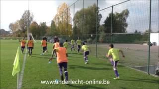 Andonline U15 Warming up Anderlecht Oktober 29, 2016