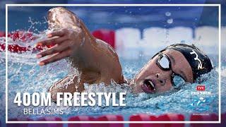 Bella Sims has Dominant Swim in Women's 400M Freestyle | 2023 TYR Pro Swim Mission Viejo