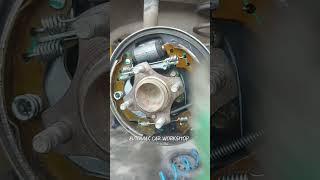 Rear brake shoes noise cleaning 