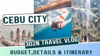 CEBU ~ 3D2N TRAVEL VLOG (budget, details & itinerary)