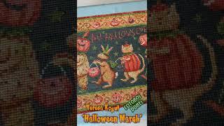 Готово! Teresa Kogut "Halloween March" #shorts #вышивка #счетныйкрест #crossstitch #xstitch