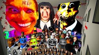 JERMA AND BIG ROSALIA AND OBUNGA BIG BOSS VS Too Much Ultimate Nextbots (part77) in Garry's Mod!!!