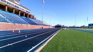 James Jenkins Jr slow 100 meter run by himself under 10.4