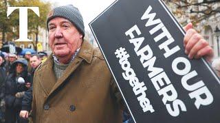 Jeremy Clarkson slams government during farmer protest in London