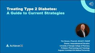 Treating Type 2 Diabetes: A Guide to Current Strategies –  Live Webinar on 11/25/24