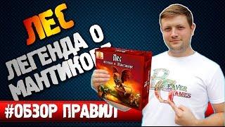 Настольная игра Лес Легенда о Мантикоре #Обзорправил