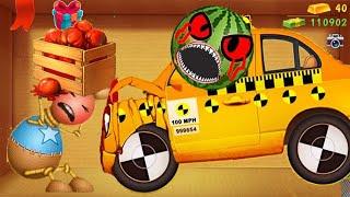 The WATERMELON Buddy vs Scary Taxi | Kick The Buddy