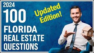 Florida Real Estate Exam 2024 (100 Questions with Explained Answers - Updated Edition)