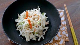 White Radish Daikon Salad | wa's Kitchen