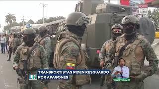 Transportistas temen ser víctimas de la delincuencia durante apagones