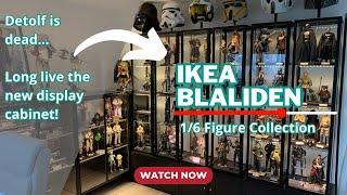 IKEA Blaliden display cabinet and how this works with 1/6 scale figures!