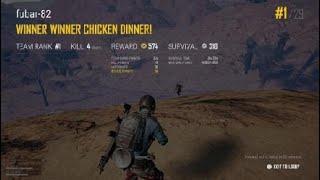 PUBG: miramar chicken dinner with xX_TEX999_Xx, ijohnson1988 and sneakysnake98.