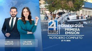 Noticiero de Guayaquil (Primera Emisión 27/11/24)