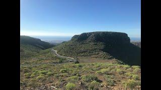 Bil färd i bergen på Gran Canaria