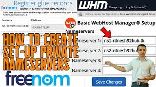 How to Create/Setup Private Nameservers for WHM [STEP by STEP]️