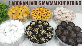 SUPER PRAKTIS 1 ADONAN JADI 6 MACAM KUE KERING