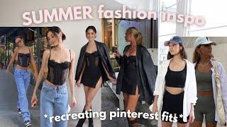 STYLING my favorite SUMMER pins!! (recreating pinterest outfits)