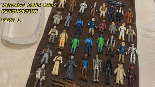 Vintage Star Wars Kenner Action Figures Restoration - Part 1 - Cleaning & Deodorizing