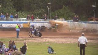 Ben Barker's Crash | Heat 7 | Plymouth vs Berwick | CAB Direct Championship | GLADIATORS TV 2024