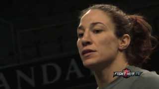 UFC 170 Ronda Rousey vs. Sara McMann- McMann full open workout (HD)