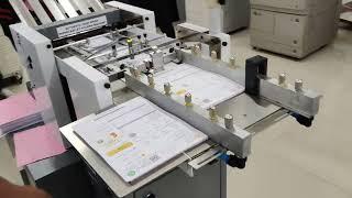 Vaccum Feed Paper Folding Machine With Double Sheet Detection System | Mistry Folding
