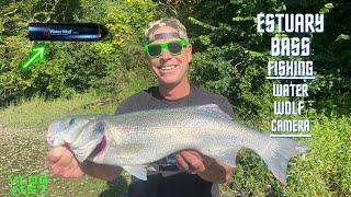 Sea Fishing Uk | Estuary Bass Fishing Adventures | Water Wolf Spy-Cam | Vlog#157