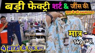 Shirt factory surat || shirt & jeans की factory surat || मात्र - 149/