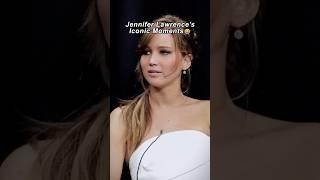 Jennifer Lawrence's Iconic Moments #jenniferlawrence #iconicmoments #bestmoments #ranking #funny